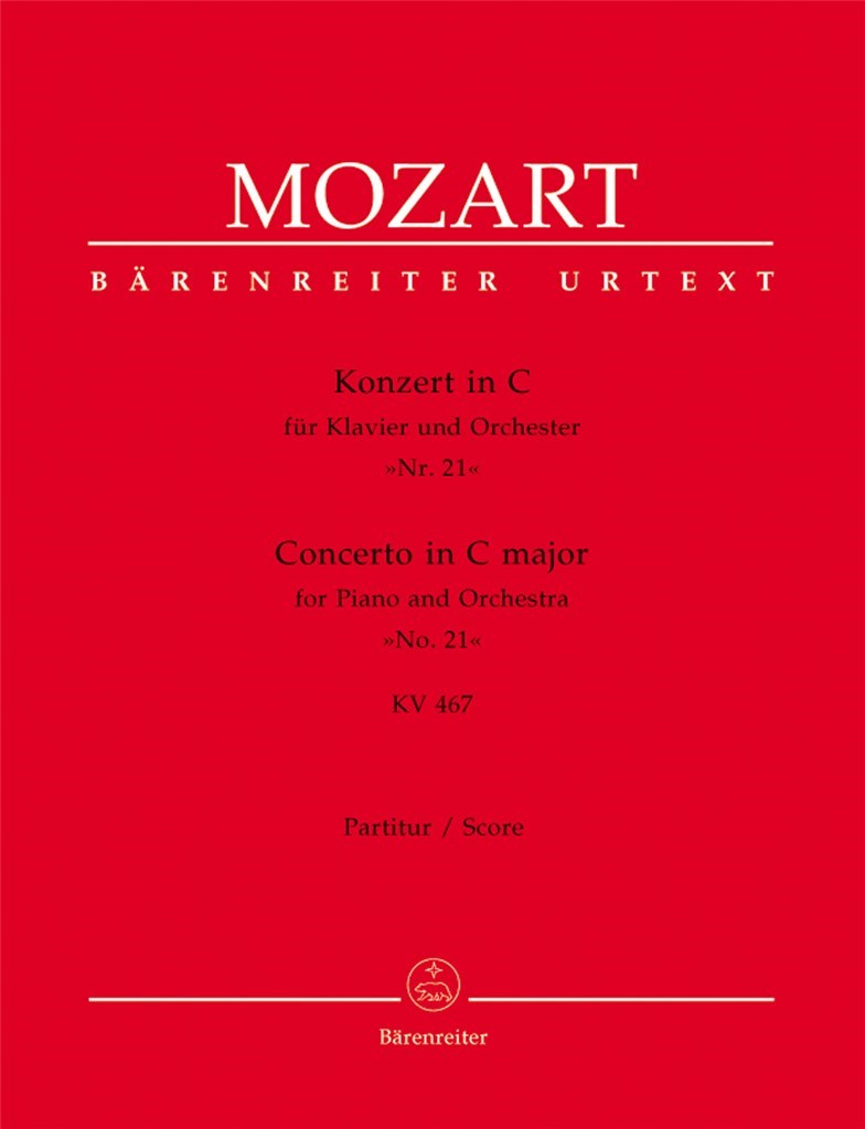 Concerto for Piano and Orchestra No. 21 in C major K. 467